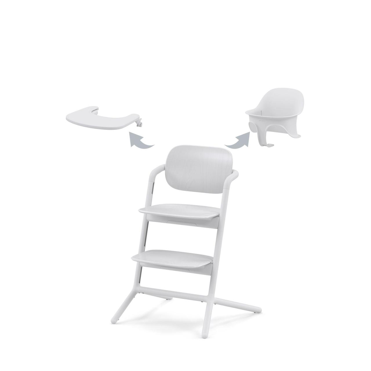 Стільчик Cybex Lemo 3в1, All White, фото 1