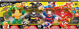 Набір з 4-х фігурок тягучок Гуджітсу Heroes of Goo JIT Zu Licensed DC