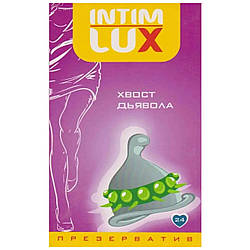 Презерватив з кульками вусиками Intim Lux Хвіст диявола 1 шт, Малайзія