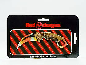 Ніж Star toys "Red dragon" керамбіт дерев'яний 12345-2