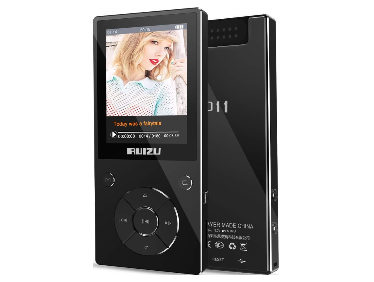 Плеєр Mp3 Ruizu D11 2,4" Bluetooth HI FI 8Gb із зовнішнім динаміком