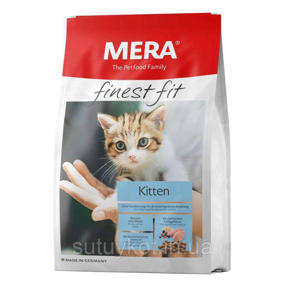 MERA finest fit Kitten МЕРА корм для кошенят з птицею та лісовими ягодами, 1,5 кг