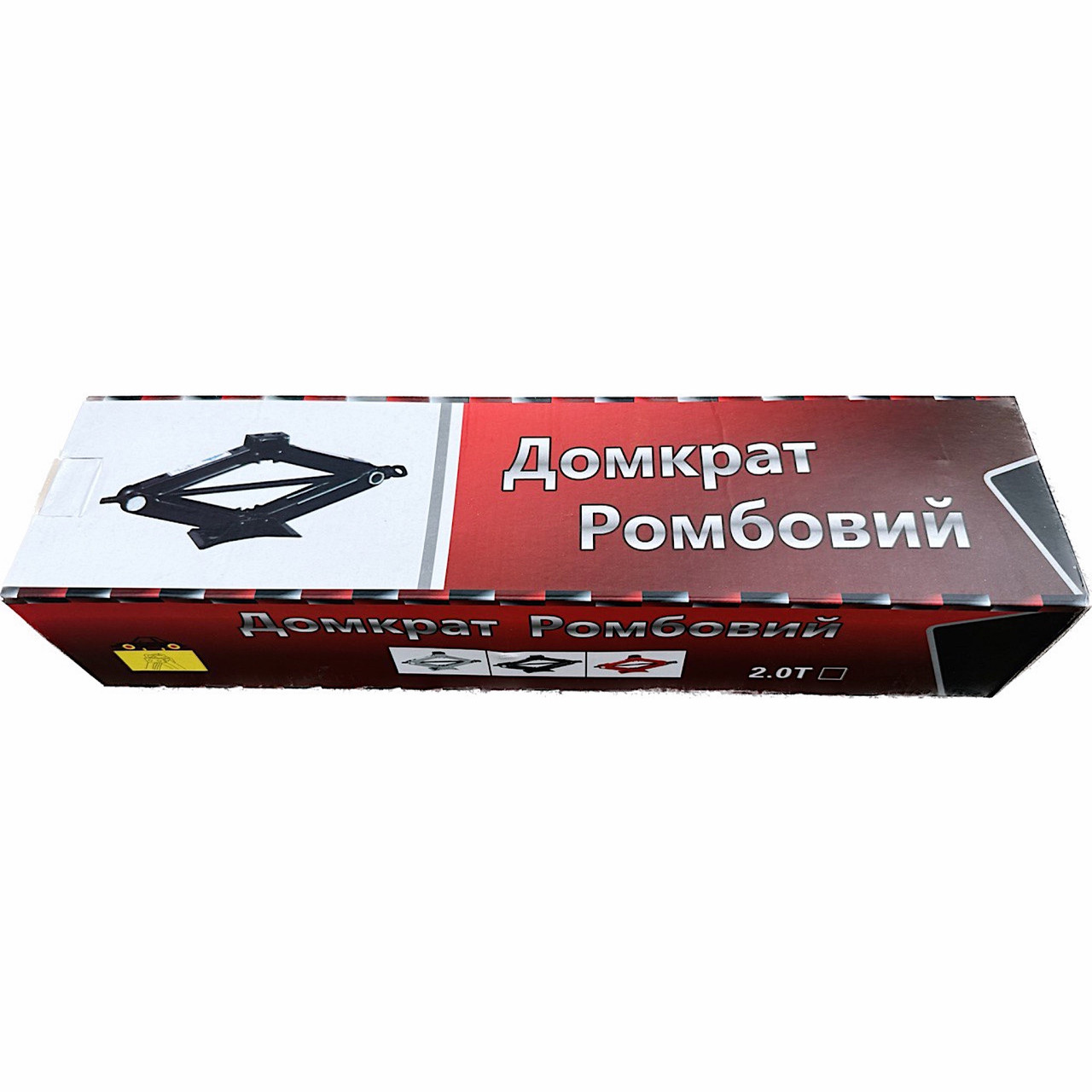 Домкрат механічний "ромб" 2т висота 400мм (проріз) (2т/400мм)