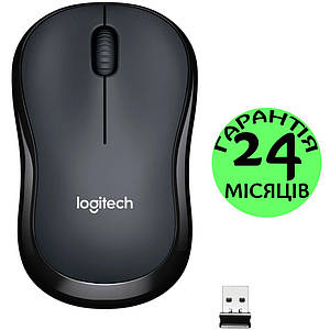 Бездротова мишка Logitech M220 Silent, чорна, тиха/безшумна, миша для ноутбука логітеч/лоджитек/логітек