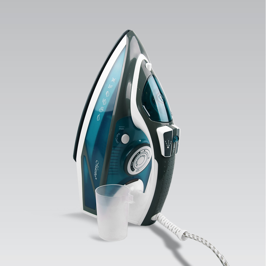 Побутова домашня праска з парогенератором 2200 Вт Maestro MR-304C Парова праска з керамічною підошвою, фото 1