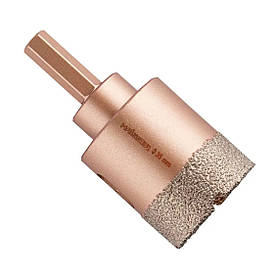 Свердло алмазне 40 мм Haisser CERAMICS HEX