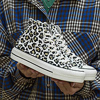 Женские Кеди Converse Chuck Taylor All Star Lift Hi Leopard 36-37-38-39-40