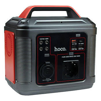 Портативна зарядна станція Hoco DB28 300Wh Type-C x 1, USB x 3, DC x 4, АС 220 х 1