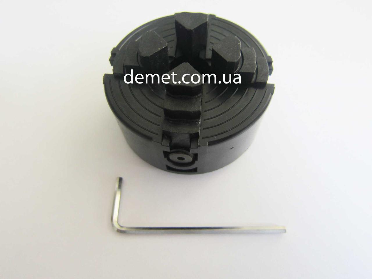 4-х кулачковый токарный пластиковый патрон ф50 мм с независимыми кулачками для Proxxon DB 250, артикул 27024 - фото 2 - id-p1869040194