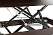 Стіл-трансформер Флай зі склом малюнок Світильник — колір досп Венге з розкладною підіймальною стільницею Мікс Мебель, фото 5