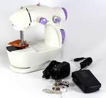 Mini Sewing Machine SM201 Швейна машинка міні побутова ручна електрична домашня промислова 4 в 1