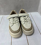 Дитячі кросівки демісезонні nike Jong Golf beige для дівчинки бежеві 34 21.8 см, фото 7