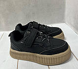 Дитячі кросівки демісезонні nike Jong Golf black beige чорні бежеві р34 21.8 см, фото 2