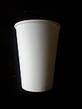 Стакан паперовий для кави, чаю 400 мл Крафт (коричневий), фото 2