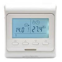 Кнопковий Програмований терморегулятор теплої підлоги Eco Reg М6.716 з дисплеєм