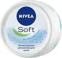 Освіжаючий зволожуючий крем NIVEA Soft для обличчя, рук та тіла 200 мл