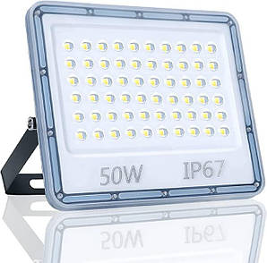 Світлодіодний вуличний прожектор YIQIBRO 50 Вт 5000 лм, 6500 K