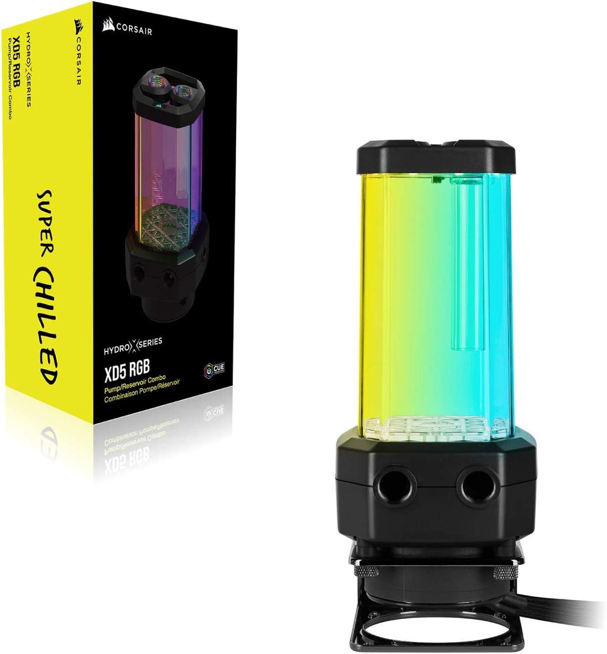 Водяна помпа для СВО Corsair Hydro X Series XD5 Gen 2 RGB Pump/Reservoir Combo (CX-9040006-WW)