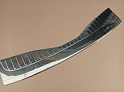 Накладка на задній бампер із загином Renault Megane 4 універсал 2016-2022