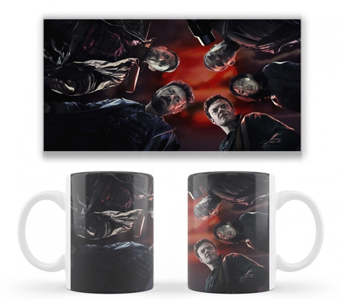 Чашка біла керамічна The Boys Пацани ABC, фото 1