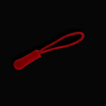 Пуллер для бігунка нерозбірним матеріал пластик і шнурів колір Червоний 2 комплект з шнуром