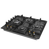 Gorenje Варильна поверхня газова, 60см, чавун, чорний, фото 6