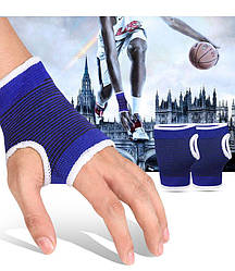 Спортивний бандаж на зап'ястку, рукавички еластичні без пальців 2 шт (8.5x12 см)