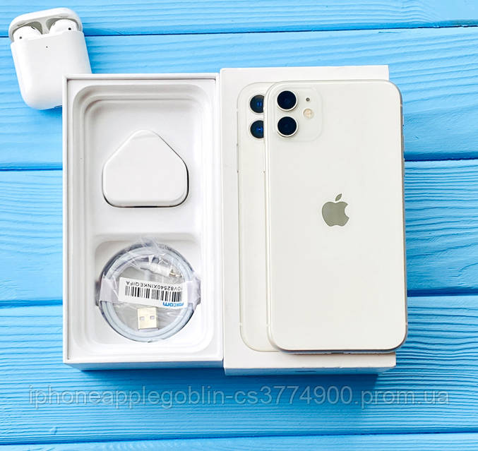 Мобільний телефон Apple iPhone 11 128GB White (MHDJ3), ціна