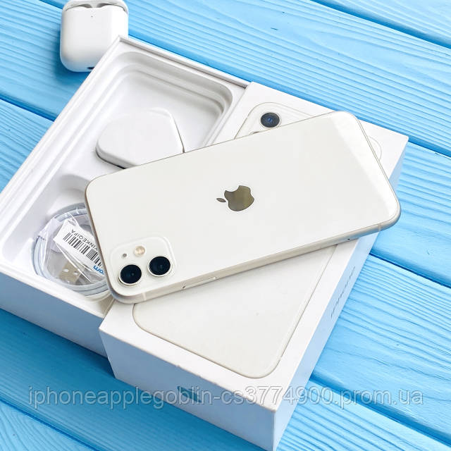 Мобільний телефон Apple iPhone 11 128GB White (MHDJ3), ціна