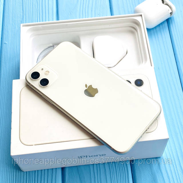 Мобільний телефон Apple iPhone 11 128GB White (MHDJ3), ціна