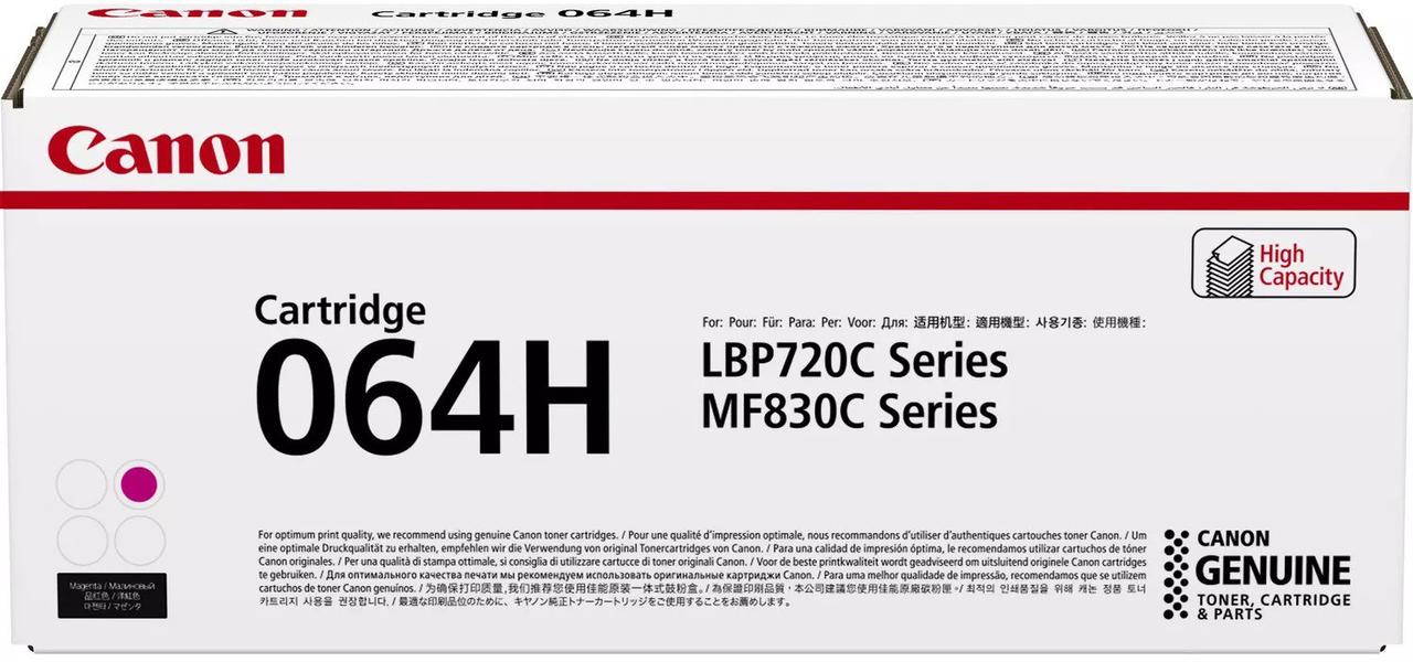 Canon Картридж 064H MF832Cdw/LBP722Cdw Magenta (10500 стор.)