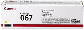 Canon Картридж 067 MF651Cw/MF655Cdw/MF657Cdw/LBP631Cw/LBP633Cdw Yellow (1350 стор.)