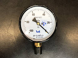 ДВ05-МП-3У Вакуумметр загальнотехнічний -1.0 кгс/см2(-0,1.0МПа;-100..0 кПа) Ф100 мм М20*1,5 з радіальним штуцером