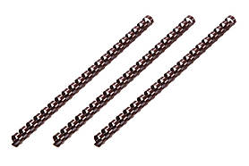 2E Пластикові пружини для біндера, 19мм, chocolate 100pcs