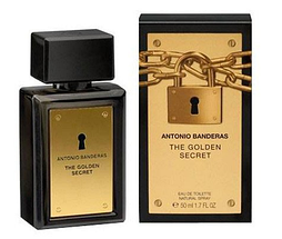 Antonio Banderas Golden Secret EDT 50 ml туалетна вода чоловіча (оригінал оригінал Іспанія)