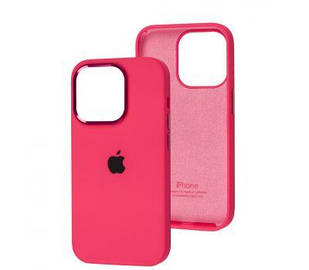 Чохол для IPhone New Silicone Case Shiny Pink
