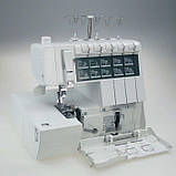 Minerva Коверлок M4000CL, 120Вт, 20 оп., (5, 4, 3, 2-х ниткові шви), білий, фото 3