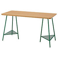 Письмовий стіл бамбук зелений 140х65 см ANFALLARE АНФАЛЛАРЕ / TILLSLAG ТІЛЛЬСЛАГ 694.783.15
