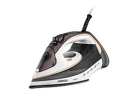 ARDESTO Праска IR-B2245-E, 2400Вт, 400мл, паровий удар, електр. керування, керам. підошва, біло-сірий