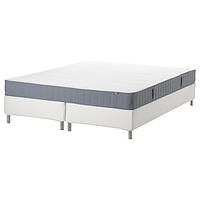Диван-ліжко білий твердий світло-блакитний 160 х 200 см ESPEVÄR/VESTMARKA 393.897.40