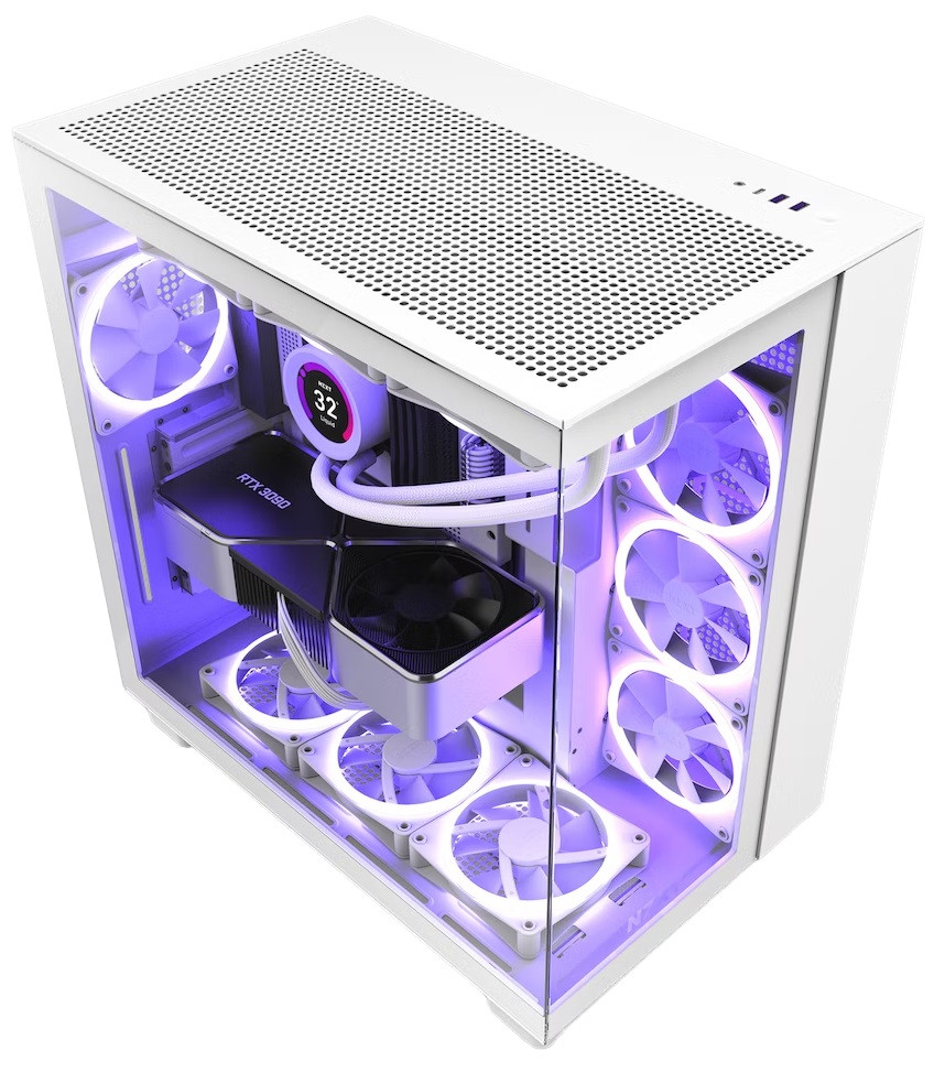 Корпус NZXT H9 Flow White (CM-H91FW-01) без БЖ, фото 1