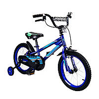 Велосипед детский 2-х колесный 12'' 211207 Like2bike Rider, синий, со звонком, ручой тормоз
