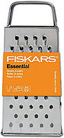 Терка 4-х сторонняя Fiskars Essential, нерж. сталь (1023798)
