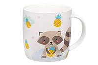 Чашка Ardesto Cute raccoon, 350 мл, фарфор (AR3415)