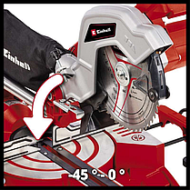 Потужна торцювальна пила з лазером Einhell TC-SM 254 : 1900 Вт, об.х.х.5000 об/хв, ширина/глибина різу 305х85 мм, фото 4