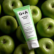 Відлущуючий гель з кислотами для обличчя Q+A Apple AHA Exfoliating Gel