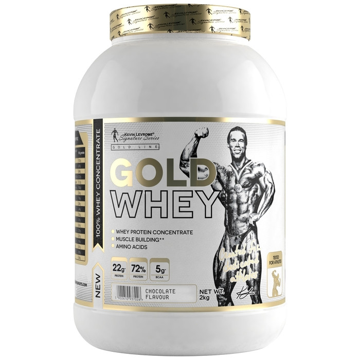 Сироватковий протеїн концентрат Kevin Levrone Gold Whey 2000 г. Шоколад