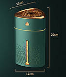 Зволожувач повітря Fog Humidifier 8496, біло-золотий, фото 5