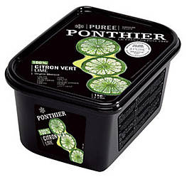 Пюре Лайм 100%, заморожене, Ponthier, 1 кг