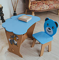 Детский столик и стульчик. Комплект стол і стул, МДФ